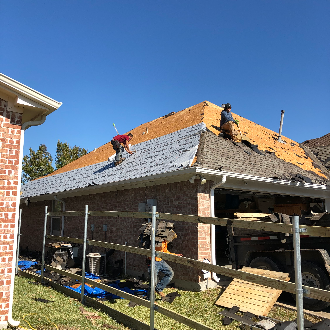 Hail Roofing and fence