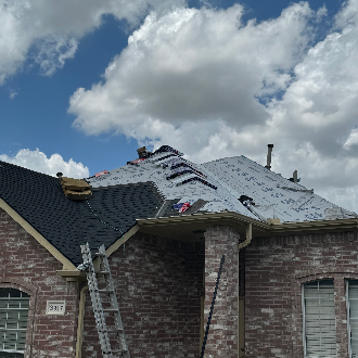 Roofing replacement hail damaged